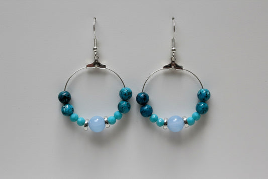 Créoles "Sérénité Azur"