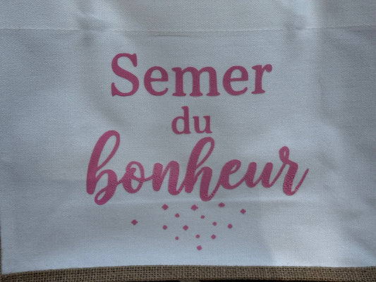 Petit Cabas "Semer du Bonheur" – L’accessoire qui rayonne
