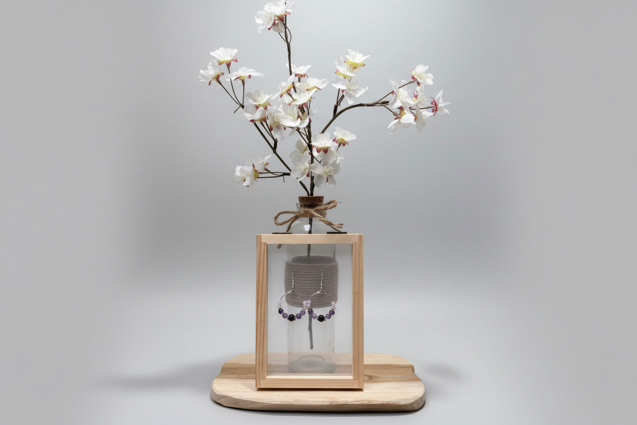 Créoles "Symphonie Pourpre"