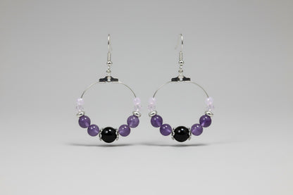 Créoles "Symphonie Pourpre"