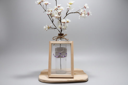 Créoles "Mistral Violet" – Harmonie de Parme et de violet