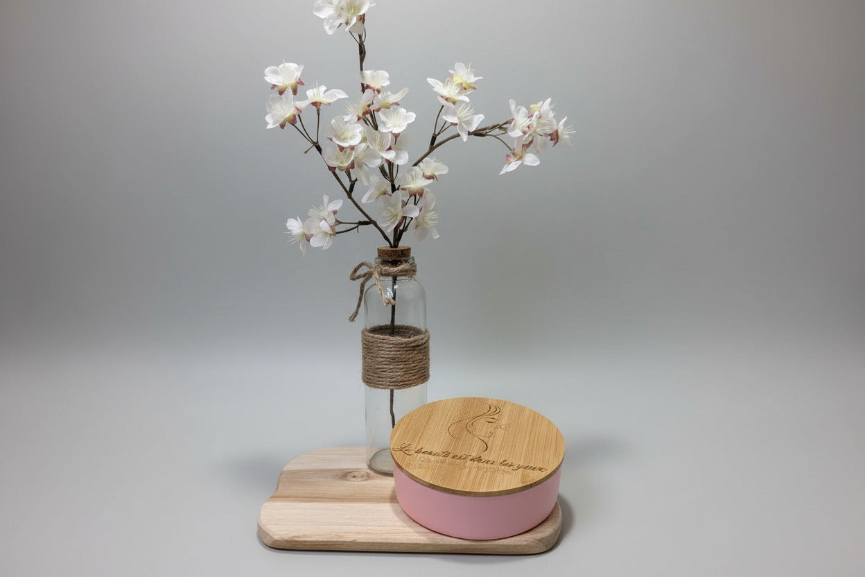 Boîte maquillage ronde