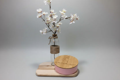 Boîte maquillage ronde