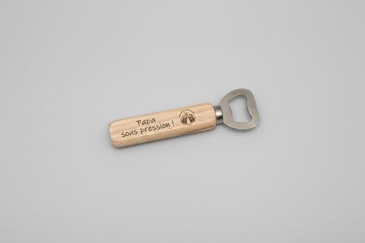 Décapsuleur Authentique en Bois Gravé 🍻