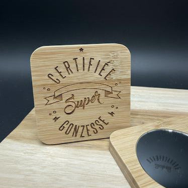 Miroir de Sac Minimaliste – 7x7 cm