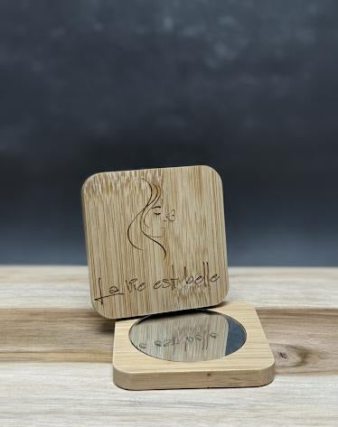 Miroir de Sac Minimaliste – 7x7 cm