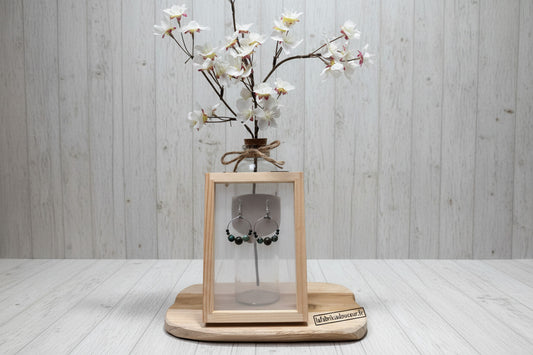 Créoles "Terre d’Azur"- Tons Terre & Turquoise