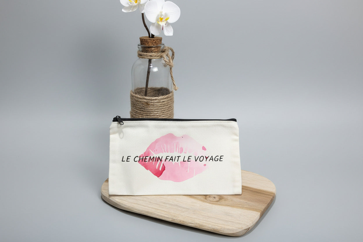 Pochette Lèvres Aquarelle – L'accessoire qui a du pep's !