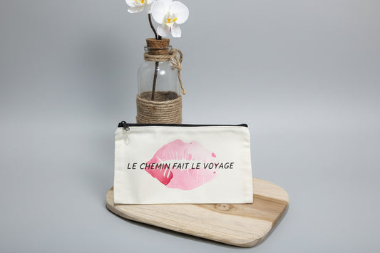 Pochette Lèvres Aquarelle – L'accessoire qui a du pep's !